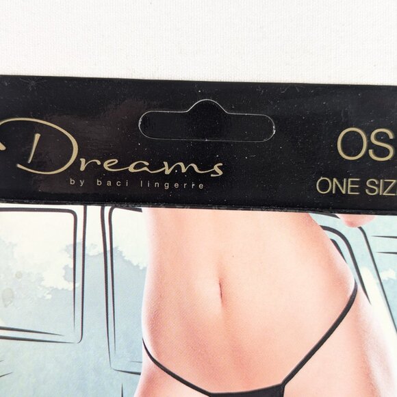 NWT DREAMS by Baci Lingerie Sheer Thigh High Stockings with Backseam (One Size) - Picture 4 of 8